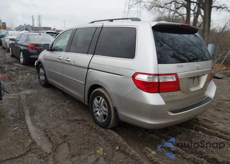 2007 Honda Odyssey Ex-L z USA, uszkodzony, nr VIN 5FNRL387X7B425402